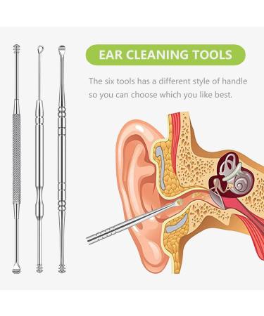 6-Pack Earwax Removal Set with Cleaning Brush and Storage Case - Effective Ear Canal Cleaning Tool for Removing Earwax - Buy Online on GoSupps.com