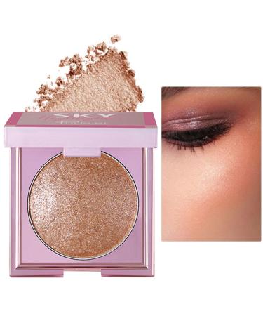 Eye Highlighter | 8g Shimmering Waterproof Highlighting Powder Cosmetics - Long Wear Cosmetics for Collarbone Body Arms Legs Brightening Highlighter for Easter Tmay #04
