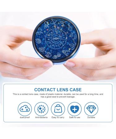 Lurrose Mirror Film Glasses Storage Box with Tweezers - Stylish & Durable Glasses Organizer for International Shipping - Buy Online on GoSupps.com