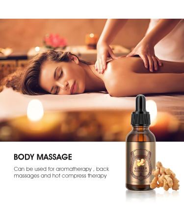 Ginger Essential Oil 30ml Natural Plant Extract for Skin Renewal Aromatherapy Massage & Hot Compress Therapy - Buy Online on GoSupps.com