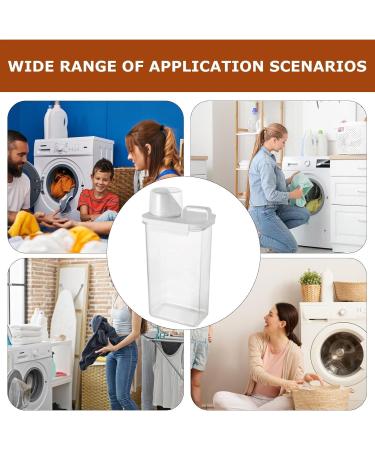 Fovolat Laundry Detergent Dispenser | Liquid Laundry Containers Moisture Resistant Clear Laundry Detergent Dispenser with Measuring Cup for Detergent Softener Scent Booster Scent Booster Beads - Buy Online on GoSupps.com