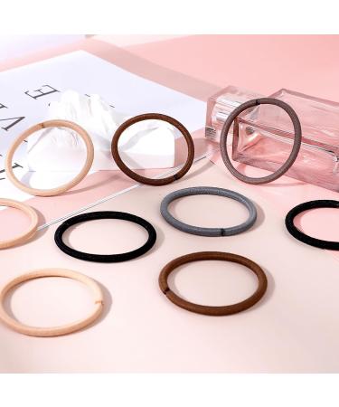 Telooco 120 Pieces of Hair Bands 3mm Soft Hair Bobbles for Women Elastic Strong Ponytail Holders for Thick Hair Hair Ties No Damage for Men Women and Children (Multi-Colors) - Buy Online on GoSupps.com