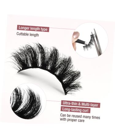 minkissy 7 Pairs Eyelashes Lashes Natural False Lashes Fake Lashes Natural Full False Lashes Fluffy Spiky Lashes Manga Lashes Cluster Women Makeup Tools False Lashes Wispy Bulk - Buy Online on GoSupps.com