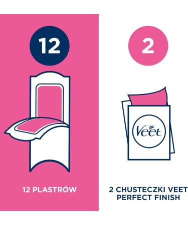 Veet Bandas Cera Fria Piel Seca 12u - Depilaci n Efectiva para Piel Seca | Env o Internacional - Buy Online on GoSupps.com