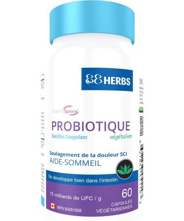 Probiotic Bacillus Coagulans IBS Management Premium Grade Lactospore -Vegan High Survivability in Gut Shelf Stable 60 caps - Buy Online on GoSupps.com