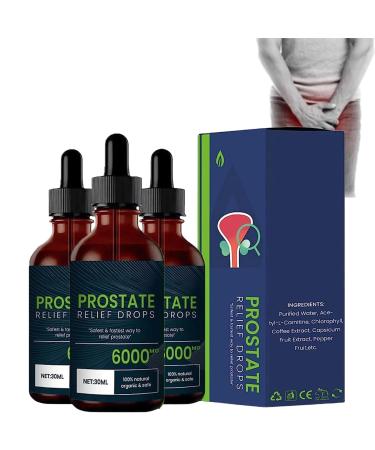 Prostate Treatment Drops Prostadine Drops for Prostate Health Bladder Urinating Issues Prostate Health Prostate Supplemnts Effectively Relieve Prostate Discomfort (3pcs)