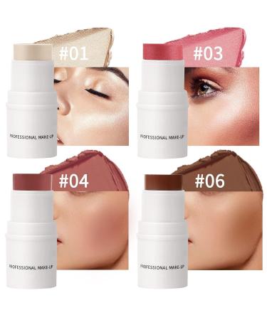 Boobe Multi Stick - Waterproof Bronzer Highlighter & Blush Makeup Stick for All Skin Types - Easy Application Cream Contour 10g - Buy Online on GoSupps.com