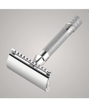 Merkur 33C Razor | Classic Chrome | Three-Part Closed Comb | Ideal for Wet Shaving | Durable Zinc & Brass | Made in Germany - Buy Online on GoSupps.com