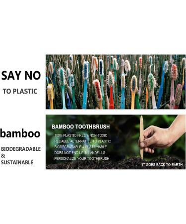 Kids Bamboo Toothbrush 20 Pack with Children's Toothbrush Timer Children's Vegan Natural Wooden Handle Toothbrushes Soft & Gentle Bristles Multicolored 20p With Timer - Buy Online on GoSupps.com