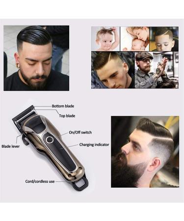 Professional Electric Hair Clipper for Men | LCD Trimmer & Razor | International Shipping Available - Buy Online on GoSupps.com