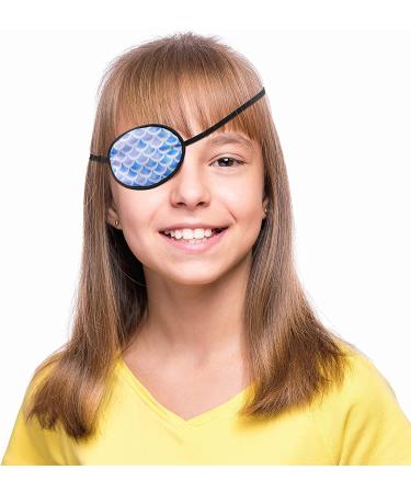 SATINIOR Silk Adjustable Eye Patch 4-Pack - Soft Lazy Eye Patches for Adults & Kids - Unicorn Skull Leaves Wave Design - Single Right or Left Pirate Eye Patch with Elastic Strap - Buy Online on GoSupps.com