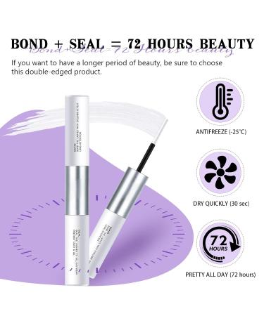 Buy Lash Bond and Seal Waterproof Glue - Long Lasting DIY Lash Extensions | 10ML Black Lash Bond for Beginners - YJShuangT - Buy Online on GoSupps.com
