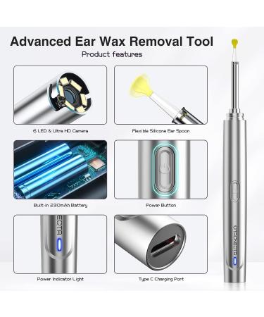 OTAONE Ear Wax Removal Tool with 1296P FHD Camera & Built-in WiFi - iOS/Android Compatible - Buy Online on GoSupps.com