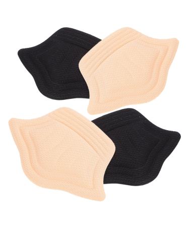 GLEAVI 12 Pairs Sneaker Heel Stickers Heel Pads Shoe Cushion Pads High Heel Sneakers Insoles for Heels Adhesive Heel Cushion Loose Shoes Heel Cushion Abrasion-Proof Heel Pad Foot Heel Pad
