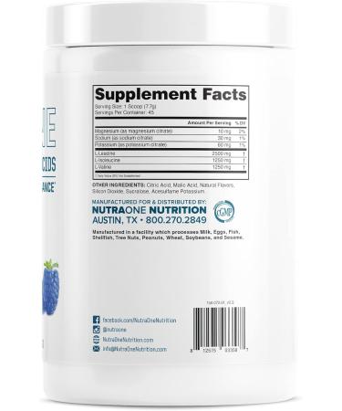 Buy NutraOne AminoOne Blue Raz Slushie - Enhance Performance & Recovery - Shop Internationally Now - Buy Online on GoSupps.com
