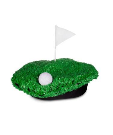 Windy City Novelties - Hole-in-One Golf Green Turf Beret Hat St. Patricks Day Party Acessories Golf Accessories Golf Wear Crazy Hat Day
