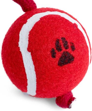 Petface Tennis Ball on a Rope - Durable Dog Toy for Fetch & Play | Fast International Shipping - Buy Online on GoSupps.com