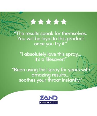 Zand HerbalMist Throat Spray - Peppermint | Soothing Echinacea & Herbal Formula | 2 Pack (1 oz Each) - Lab Verified - Buy Online on GoSupps.com