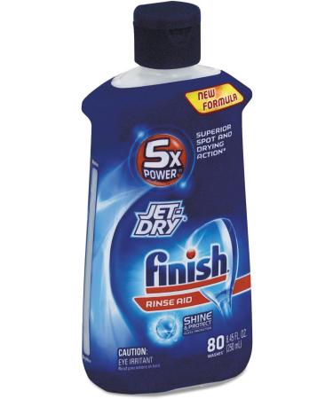 Finish Jet-Dry Rinse Aid 8.45 oz - Dishwasher Rinse & Drying Agent - Buy Online on GoSupps.com