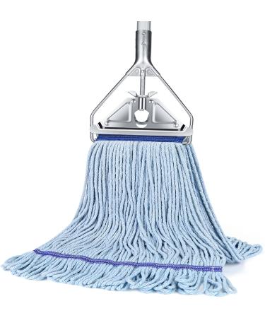 String Mop Heavy Duty for Floor Cleaning- Industrial Commercial Mop with 59inch Mop Handle, Wet Mop for Home,Garage,Office, Workshop, Warehouse Floor Cleaning industrial mop 1 industrial mop
