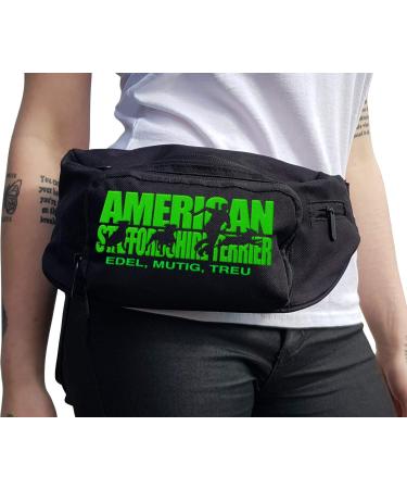 Shop Siviwonder American Staffordshire Dog Sport Belt Bag - Stylish Bum Bag with Custom Embroidery - Perfect for Dog Lovers - Buy Online on GoSupps.com