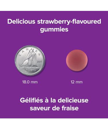 Webber Naturals Melatonin 2.5 mg Gummy 100 Strawberry Flavoured Gummies For Sleep Support Vegan - Buy Online on GoSupps.com