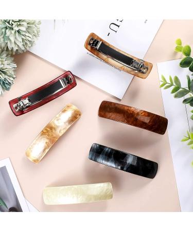 WTPIN 6-Piece Retro Large Hair Clips for Women | Automatic Acrylic Clips for Fine & Medium Thick Hair - Shop Now! - Buy Online on GoSupps.com