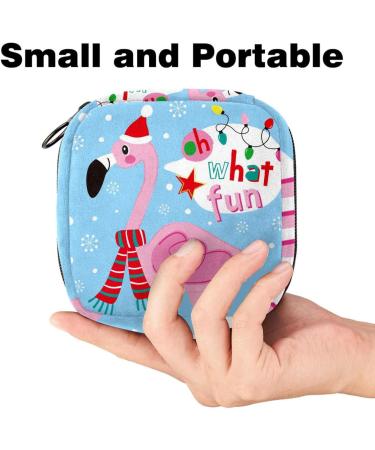 Shop Women's Napkin Storage Pocket - Christmas Snowflake Flamingo Funny Menstrual Cup & Portable Bags for First Period - Color 5 - Buy Online on GoSupps.com