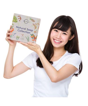 Natural Bar Soap Collection - 6pcs Organic Gift Set for Spa & Acne Care | O Naturals - Buy Online on GoSupps.com