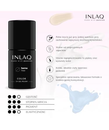 Inlaq Hema Free UV Nail Polish - Raspberry Touch 6 ml | Gel Nail Polish in Various UV LED Colors - Buy Online on GoSupps.com