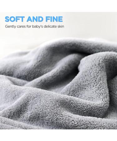 ZXK CO Hooded Baby Bath Towel with Elephant Hood | Absorbent Baby Towel & Flannels Blanket Set | Personalised Baby Gifts - Buy Online on GoSupps.com