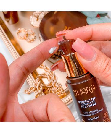 JUARA Miracle Tea Complete Eye Creme - Brightening & Hydrating | Reduce Dark Circles & Fine Lines | 0.5 oz - Buy Online on GoSupps.com