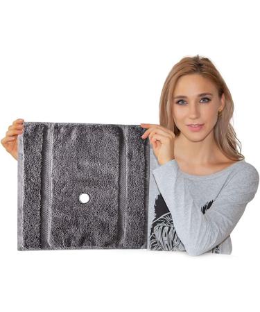 Gray Ear Candling Treatment Towel - Ear Candles Not Included - Buy Online on GoSupps.com