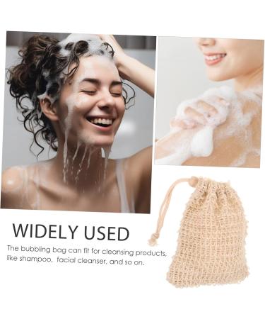 VINTORKY 10pcs Net Soap Storage Body Bar Soap Cotton Linen Soap Punch Soap Loofah Pouch Ramie - Buy Online on GoSupps.com
