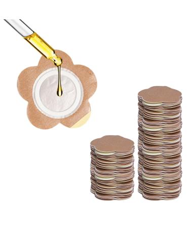 100pcs Patch Nombril Patch Huile De Ricin Nombril Castor Oil Patch L'Huile N'Est Pas Incluse