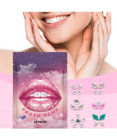 Crystal Stickers for Teeth | Gemstone Stickers for Teeth with Portable Decorative Comfortable Teeth Supplies for Daily Use Shopping Dating - Buy Online on GoSupps.com