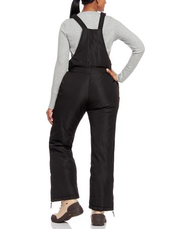 Bass Creek Outfitters Women's Insulated Waterproof Snow Bib Overalls - Black, Medium (Size S-3X) - Buy Online on GoSupps.com