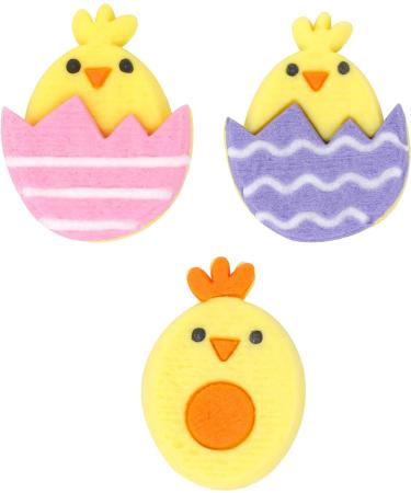 PME Easter Edible Sugar Decorations - Chicks Set of 12 - Buy Online on GoSupps.com