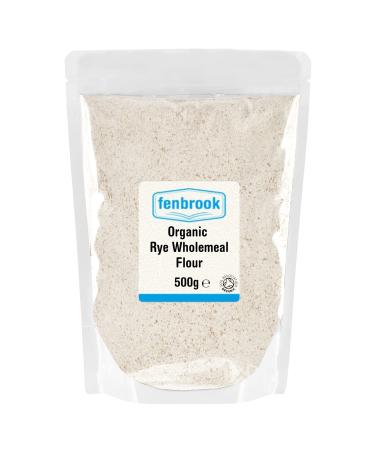 Organic Rye Wholemeal Flour 500g | Certified Organic by Fenbrook Organic