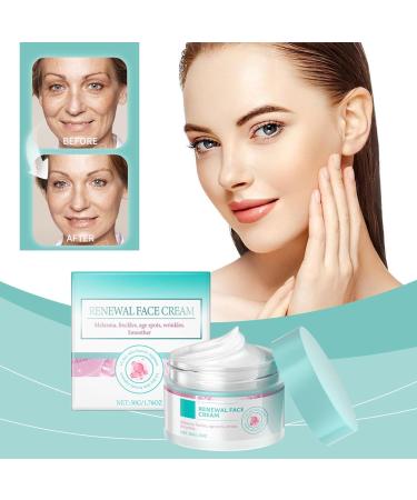 Renewal Face Cream Renewal Face Cream Anti-Wrinkle Facial Cream Brightening Cream Dark Spot Corrector For Face Skin Care Facial Moisturizer Face Cream For All Skin Types (2) - Buy Online on GoSupps.com