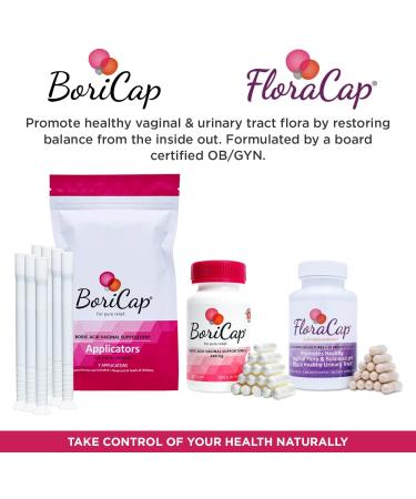 BoriCap Suppositories Applicator & FloraCap Probiotic Bundle - 60 Caps | Best Value Set! - Buy Online on GoSupps.com