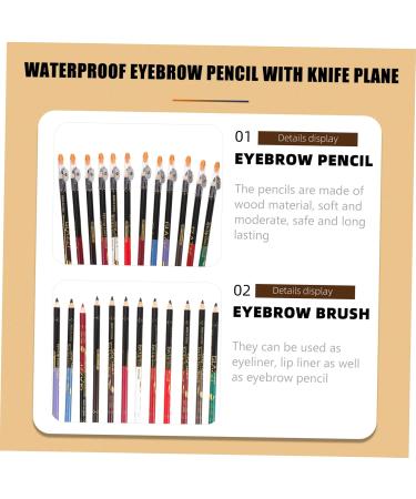 FOMIYES 24 Pcs Lip Liner Eyeliner Black Eyeliner Pencils Makeup Pencil Lip Pencil Lip Augmentation Gel - Buy Online on GoSupps.com