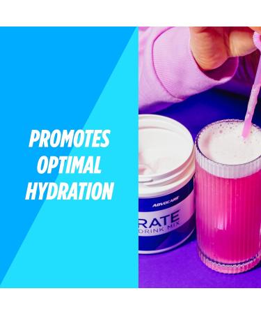 AdvoCare Rehydrate - Electrolyte Drink Mix - Includes Magnesium Sodium Potassium & Calcium - Antioxidant & Amino Acid Fortified - Supports Hydration & Recovery - Grape 12.7 oz Grape 12.7 Ounce (Pack of 1) - Buy Online on GoSupps.com