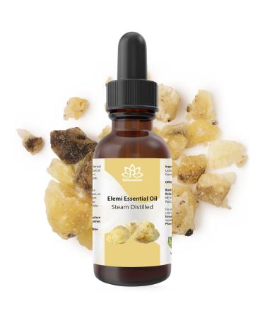Relaxcation Pure Elemi Oil - Steam Distilled Natural Oil for Face Hair Nails & Body | Aromatic Extract for Diffuser Massage Skin Care & Cuticles | Vegan Organic Travel Size (4 oz) 4 Fl Oz (Pack of 1)