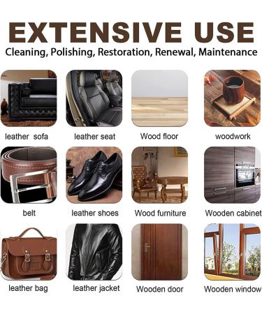 Natural Wood Polish & Wax Oil Care - Multi-Purpose Furniture Polish for Wood Cleaning & Buffing (80G) - Restore Gloss Finish - Buy Online on GoSupps.com