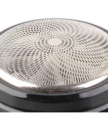 Electric Beard Trimmer Electric Beard Trimmer Automatic Portable Mesh Blade Double Ring Hair Removal for Travel (Black) - Buy Online on GoSupps.com