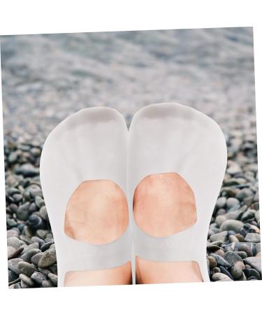 MERRYHAPY 1 Pair Silicone Arch Plantar Socks Beach Socks Moisturizing Socks Heel Sleeves Cracked Protector Sock Arch Socks Spa Socks Feet Moisturizer Socks Silicone Boat Sock White - Buy Online on GoSupps.com