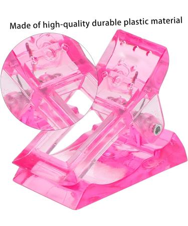 Mikinona Nail Kits 84 pcs Tool Nail Clip Fiberglass Clamp LED Extension Kit Art Tip Clamps Accessories Salon Building Fixing DIY for Fixation Finger A Fake Pinchers Quick Tips Forms Manicure Tools 4X3X2CMx7pcs White Pinkx7pcs - Buy Online on GoSupps.com