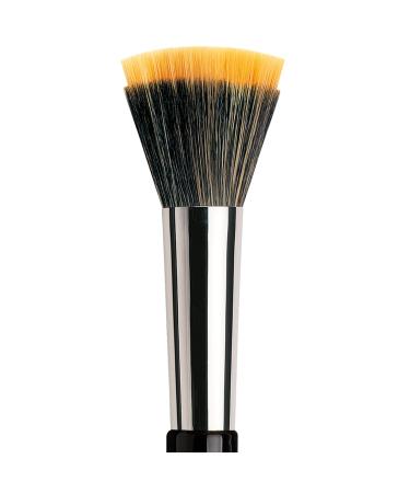 Da Vinci Foundation Brush - 2in1 Powder & Stippling Brush | Vegan Synthetic Fiber | Handmade in Germany - Green One Size - Buy Online on GoSupps.com