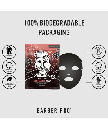 BARBER PRO ANTI-AGEING Vitamin C Sheet Mask - Buy Online on GoSupps.com